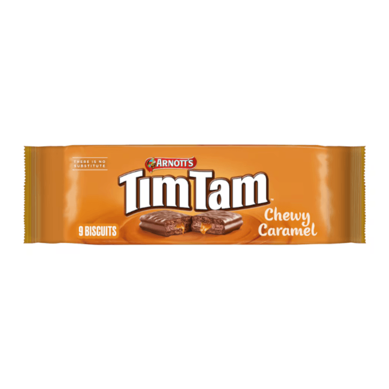 Tim Tam Chewy Caramel Biscuits 175g.