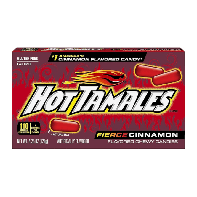 Hovedbilde Hot Tamales Fierce Cinnamon 4.25oz (120g).
