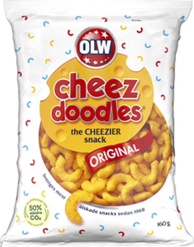 OLW CHEEZ DOODLES 160G.