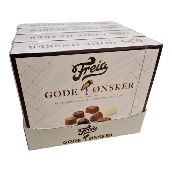 Hovedbilde Freia Gode Ønsker 410g*4st./ Hele Eske