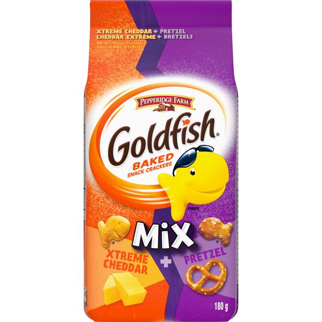 Hovedbilde Goldfish Xtreme Cheddar Mix 180g. Canada