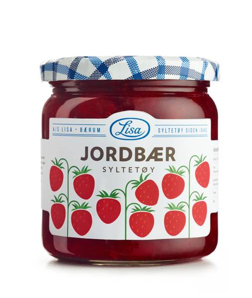 Lisa Jordbær Syltetøy 420g.
