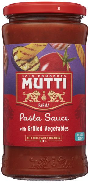 Pastasaus Rossoro Tomat&Grillet Grønnsaker Mutti 400g.