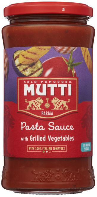 Hovedbilde Pastasaus Grillet Grønnsaker Mutti 400g.
