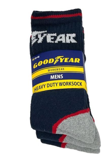 Hovedbilde Goodyear work socks Navy 3pk.
