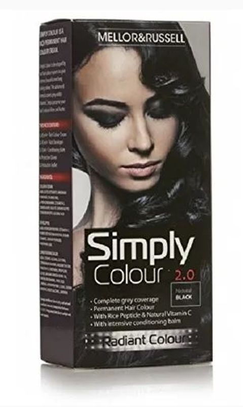 Simply Hair Color Natural Black No. 2 
