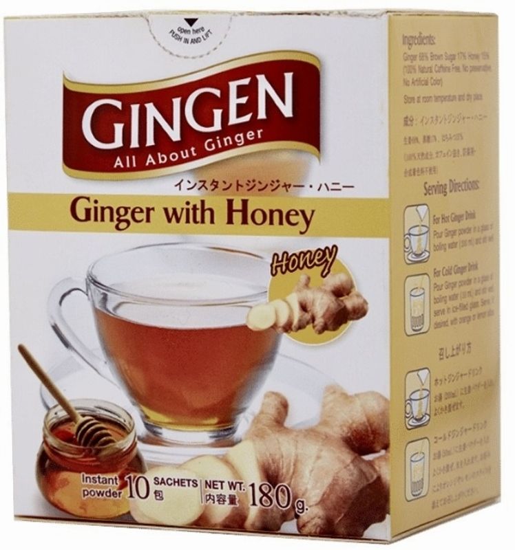 GINGEN INGEFÆR TE M/ HONNING 180 GR.