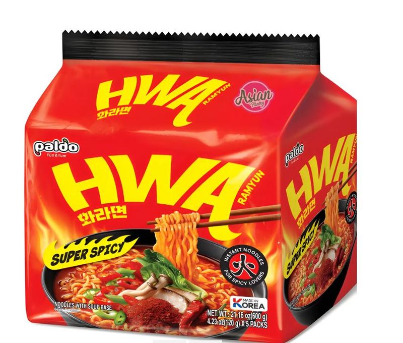 Paldo Hwa Ramen Super Spicy 120g*5st.