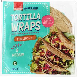 Hovedbilde Tortilla Soft Fullkorn Eldorado 320g.