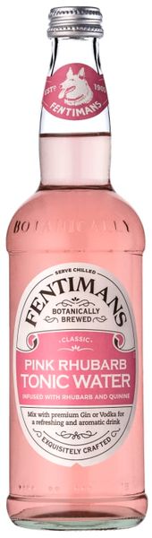 Tonic Water Pink Rhubarb Fentimans 500ml.