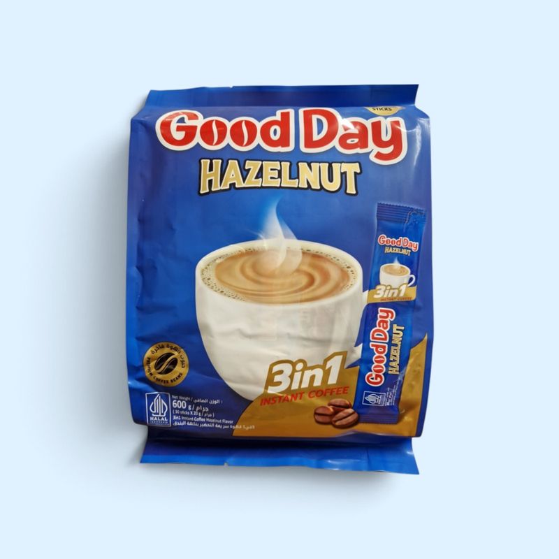 Good Day Hazelnut((Hurtig Kaffe Hasselnøtt))  600g.