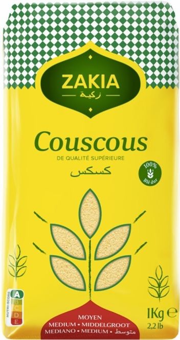 Hovedbilde Couscous Medium Zakia 1kg.