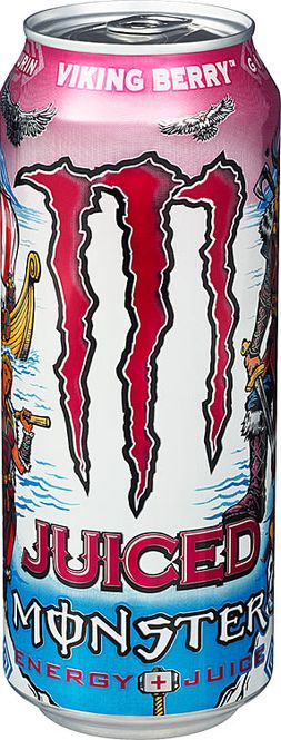 Hovedbilde Monster Energy Drink Viking Berry 500ml.