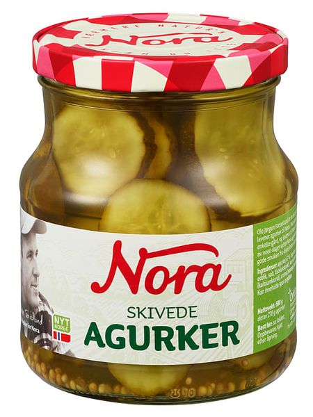 Nora Agurk Skivede 580g.