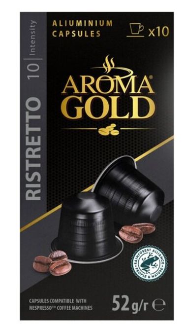 Hovedbilde Aroma Gold Ristretto Kapsle 10pk.