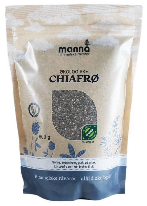 Hovedbilde Manna Chiafrø Økologisk 600g.