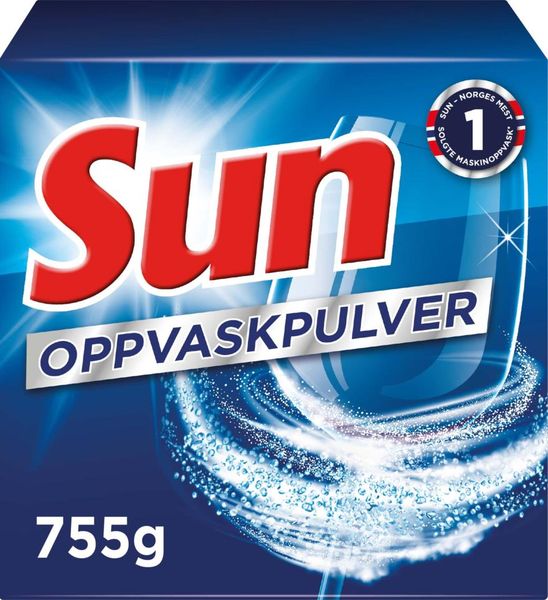Oppvaskpulver Sun 755g. Oppvaskpulver 755g.