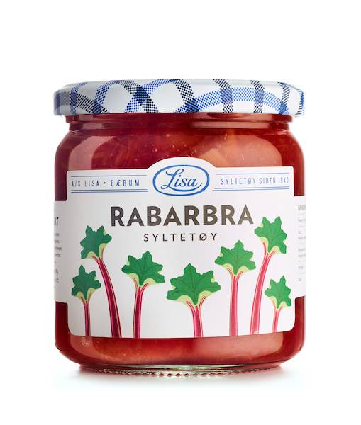 Lisa Rabarbra Syltetøy 420g.