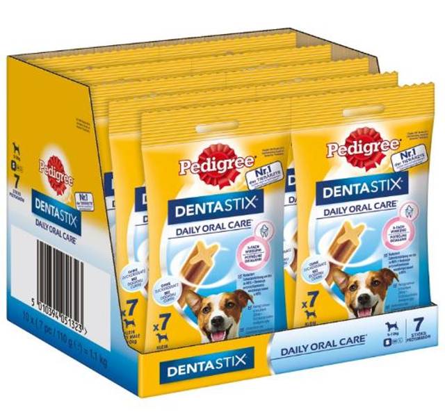 Dentastix Medium 7st. Prdigree 110g.x 10pk((Hele Kartong))