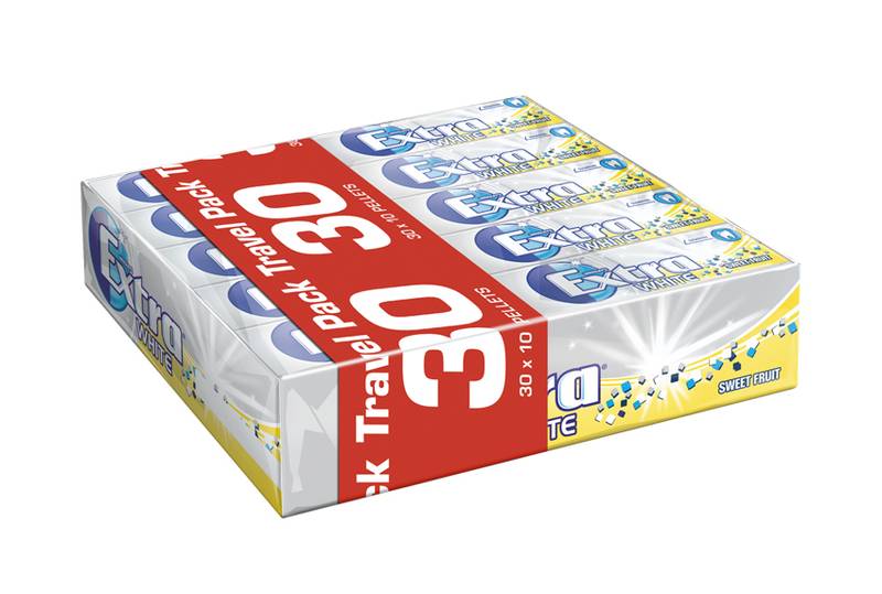 Extra Tyggegummi White Sweet Fruit Hele Eske 30st.