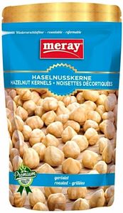 Hovedbilde MERAY HASSELNØTTER RISTET 150g.