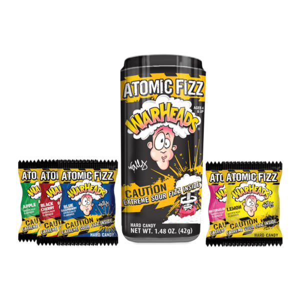 Warheads Atomic Fizz Canister 1.48oz (42g).
