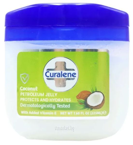 Curalene Petroleum Jelly Cocount 225ml.