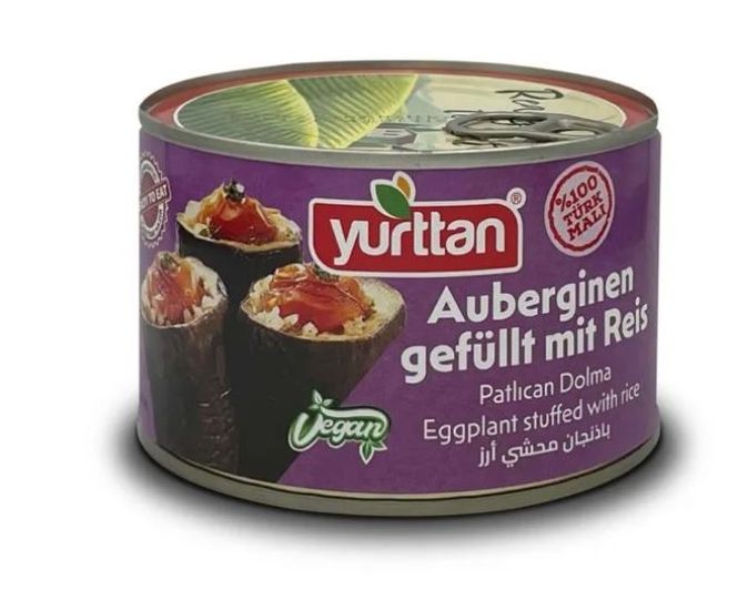 Hovedbilde Yurttan Aubergine Fylt m/Ris 400g.