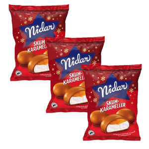 Hovedbilde Nidar Skumkarameller 190g*3st.