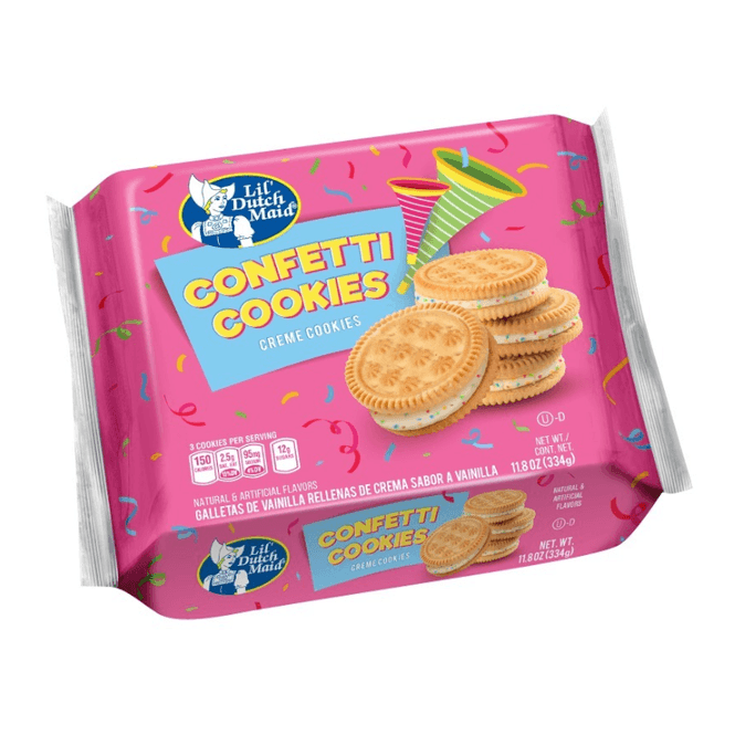 Hovedbilde Lil Dutch Maid Confetti Cookies 334g. USA