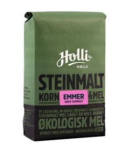 Hovedbilde Holli M&oslash;lle Emmer Grov Sammalt &Oslash;kologisk 1kg.