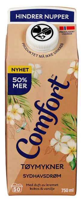 Hovedbilde Comfort Tøymykner Sydhavsdrøm 750ml.