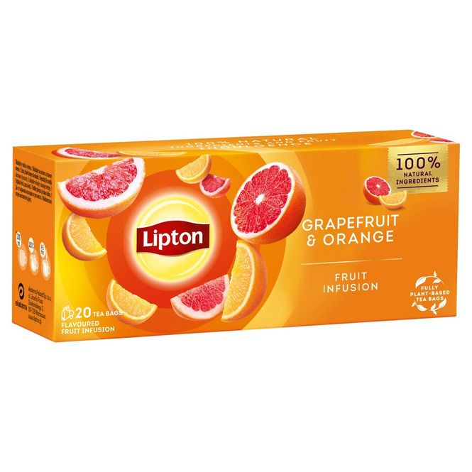 Hovedbilde Lipton Grapefruit & Orange 20tp./ Dato