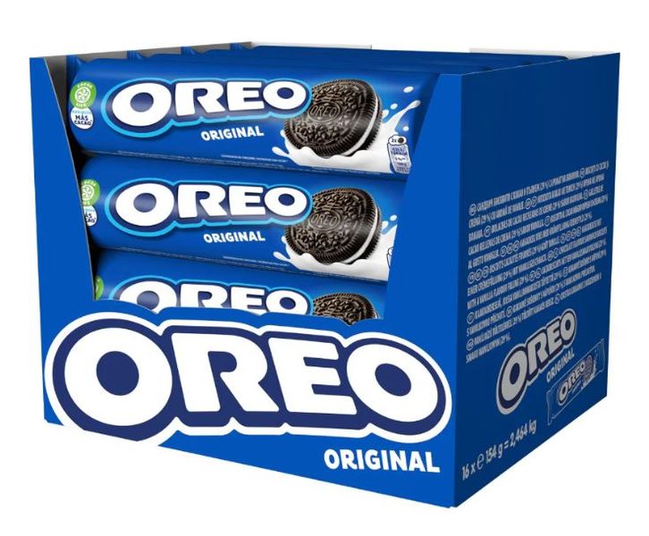 Oreo Kjeks Original 154g*16st. Hele Kartong