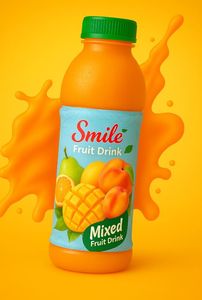 Hovedbilde Smile Fruit Drink Mixed Fruit 500ml.