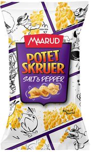 Hovedbilde  Maarud Potet Skruer Salt&Pepper 85g.
