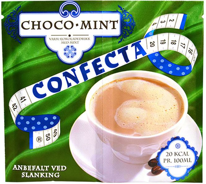 Hovedbilde Choco.Mint Lavkalori Confecta 23g.