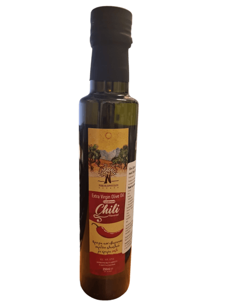 Ex Virgen Oliven Olje m/Chilismak Nikolopoulos 250ml.