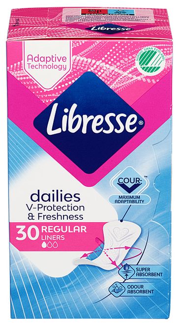 Hovedbilde Libresse Normal Truseinnlegg 30st.