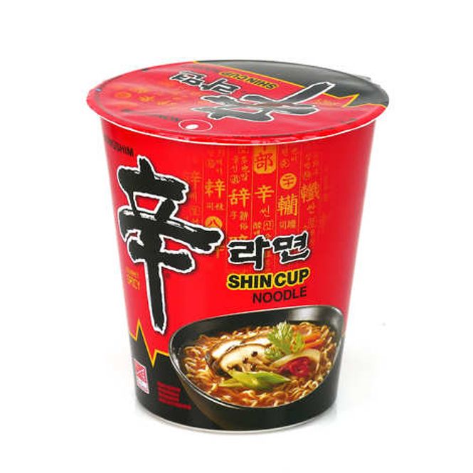 Hovedbilde  Nongshim Noodles Shin Ramyun Cup 68g.