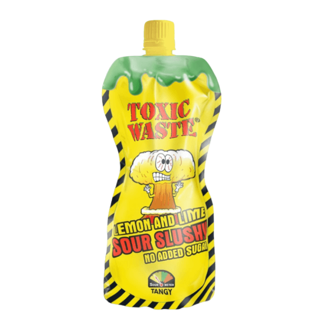 Hovedbilde Toxic Waste Lemon&Lime Sour Slushy 250ml. UK/Dato