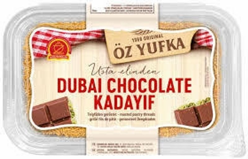 Dubai Sjokolade Stekte Kadayif Öz Yufka 200g.