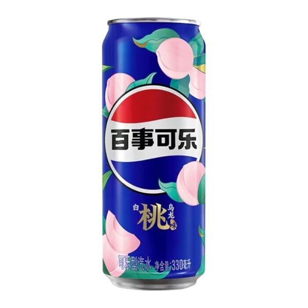 Pepsi White Peach 330ml - China