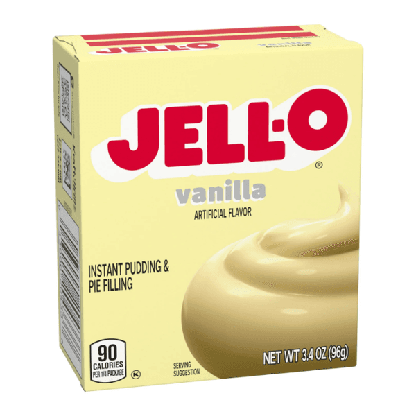 Jell-O Vanilla Instant Pudding Mix (96g). USA