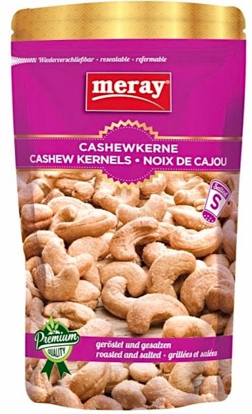 MERAY CASHEWNØTTER RISTET & SALTET 150g.