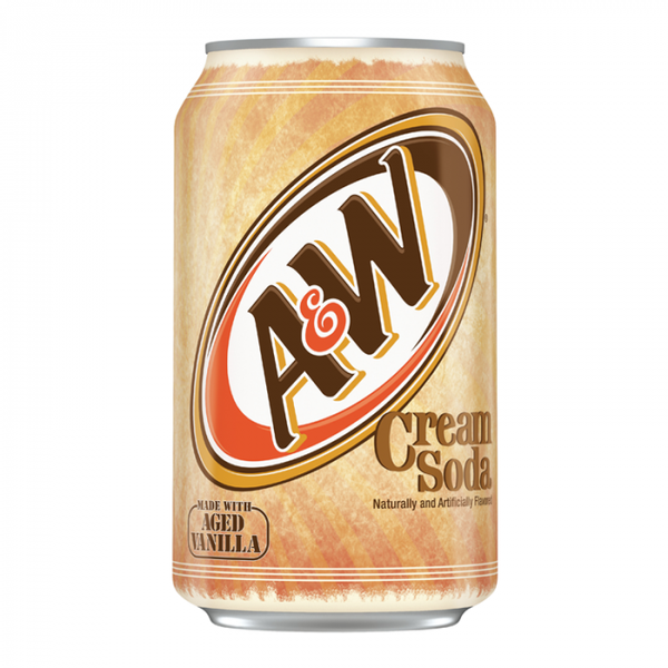 A&W Cream Soda 355ml.