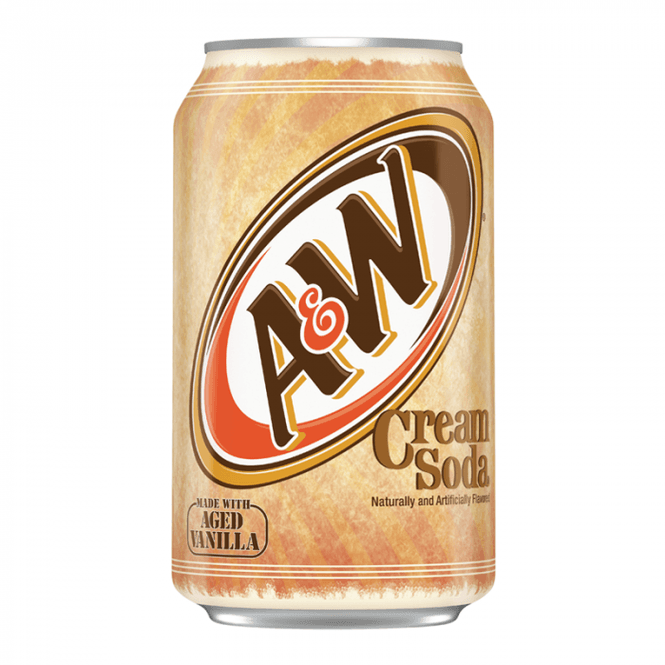 Hovedbilde A&W Cream Soda 355ml.