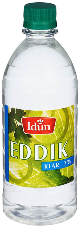 Eddik Klar 7% Idun 600ml.