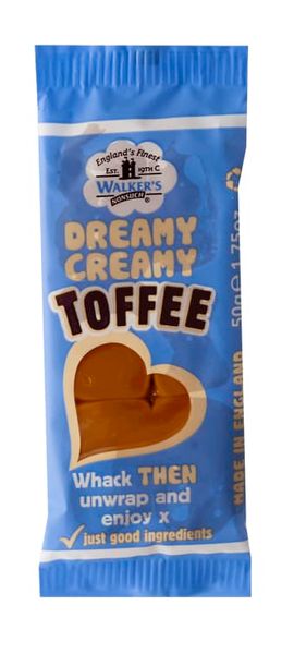 Walkers Toffee Bar Dreamy Creamy 50g.
