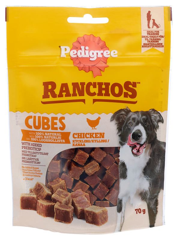 Pedigree Cubes Chicken 70g.